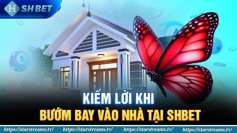 Kiếm lời khi bướm bay vào nhà tại KUBET